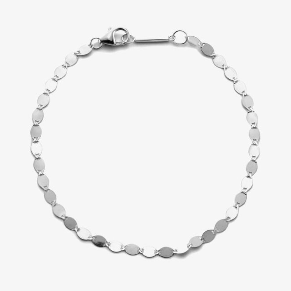 Lana Jewelry White 14k Gold Nude Chain Bracelet 7"